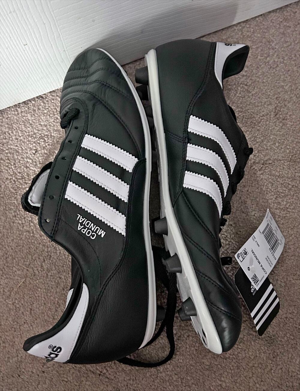 NWT Adidas Men's Copa Mundial Soccer Cleats, Black & White, Size 11